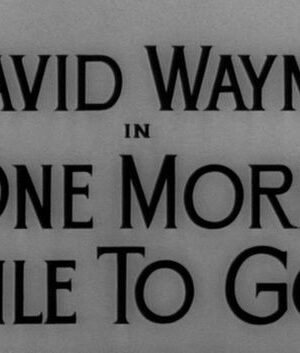 One More Mile to Go (1957)