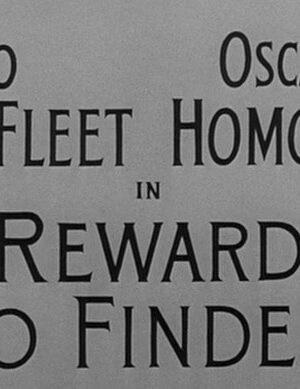 Reward to Finder (1957)