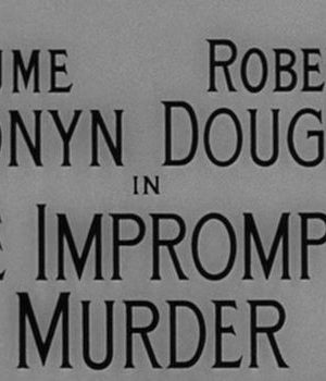 The Impromptu Murder (1958)