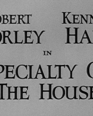 Specialty of the House (1959)